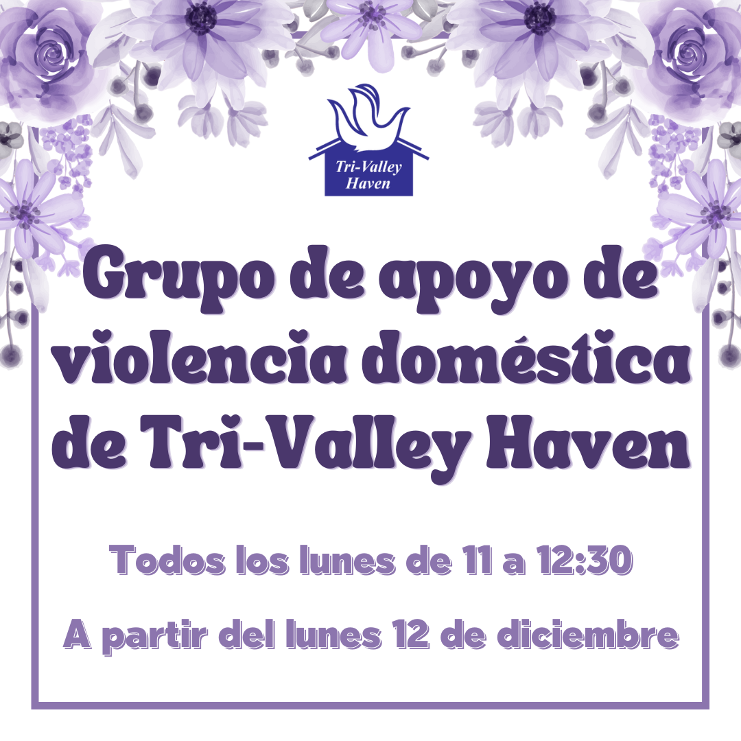 Tri-Valley Haven In-Person Domestic Violence Support Group (1)