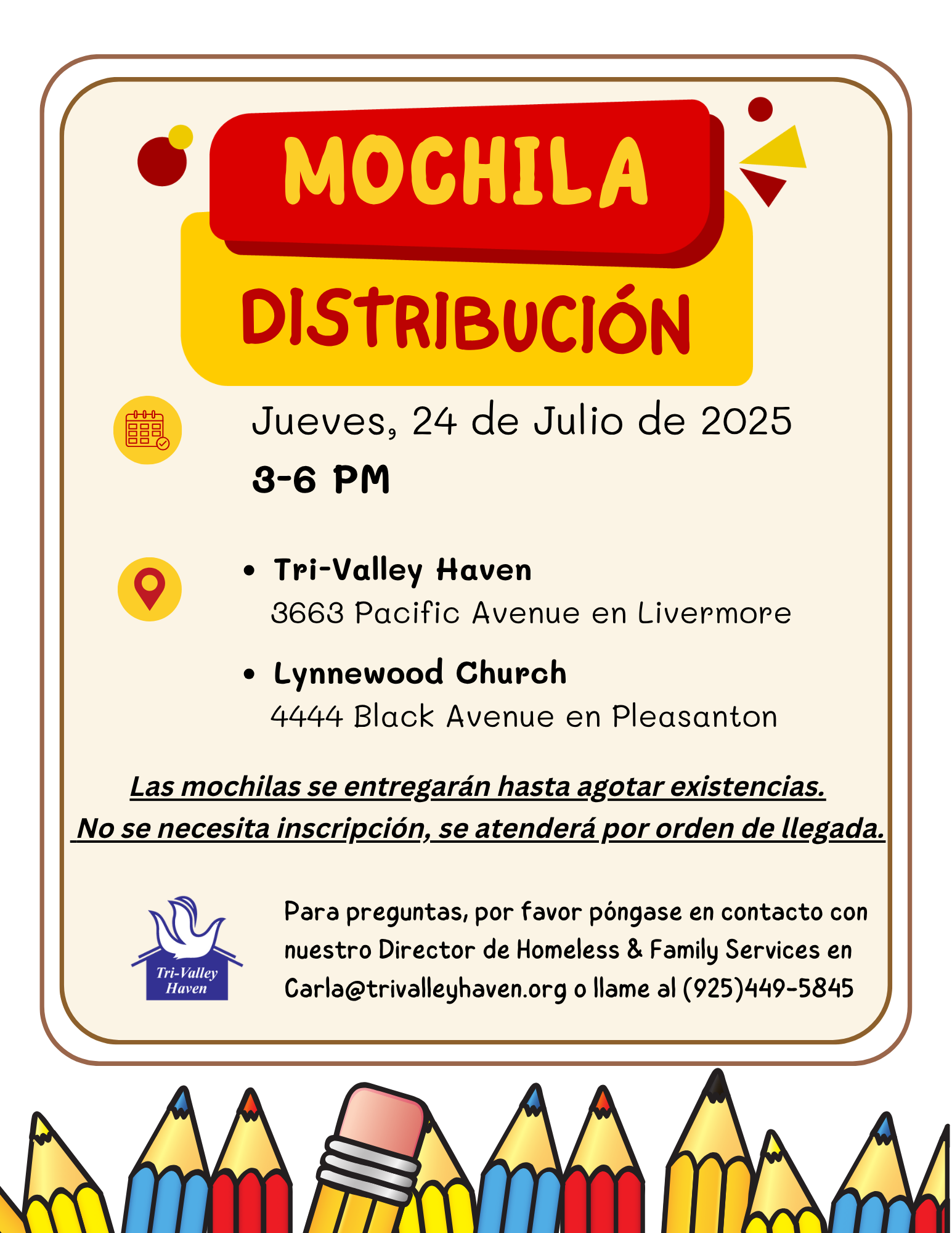 Distribution Flyer - Spanish